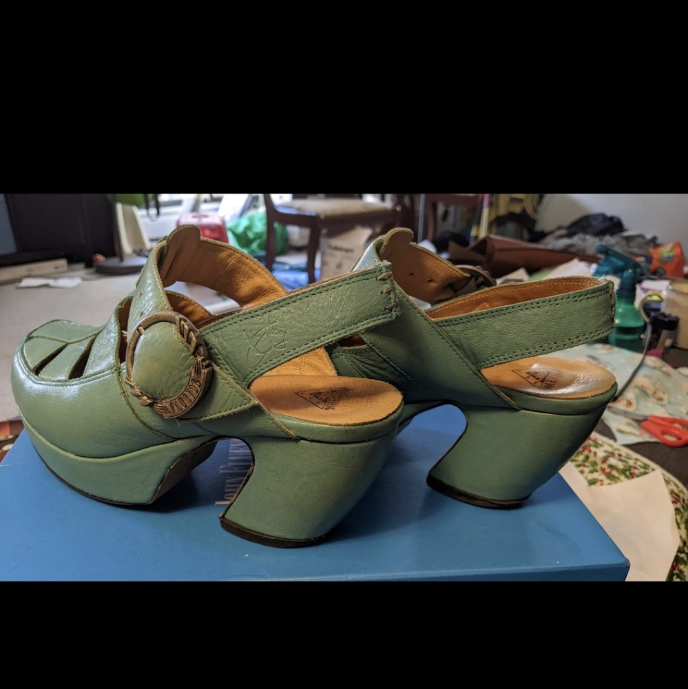 Fluevog Prepare Portage in Aqua